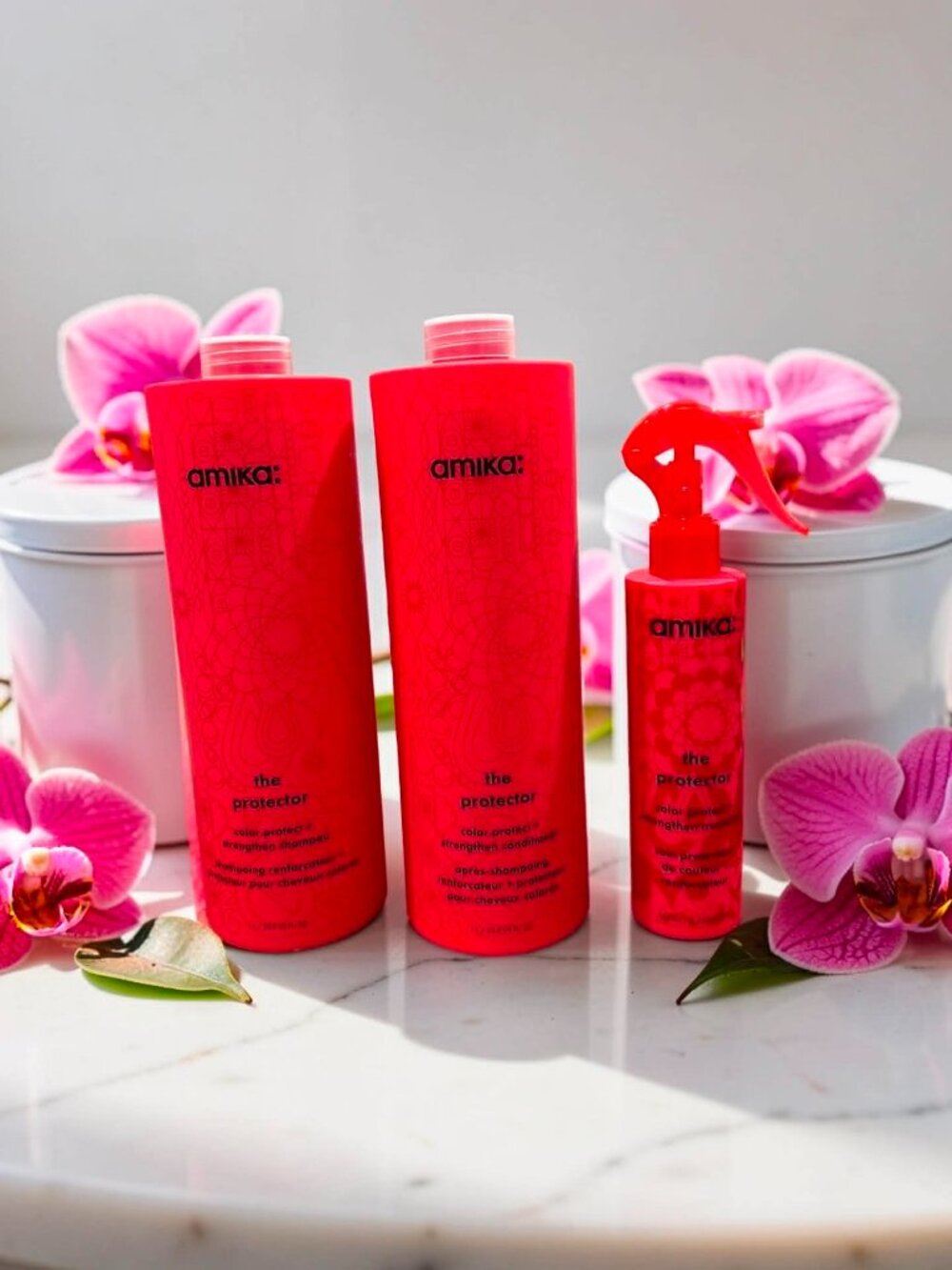 Amika The Protector Color Protect Strengthen Shampoo & Conditioner Treatment 6.7